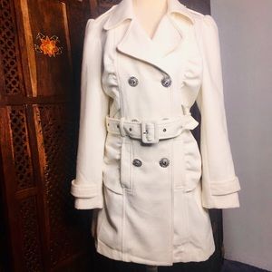 Gorgeous white Adrian B winter coat
